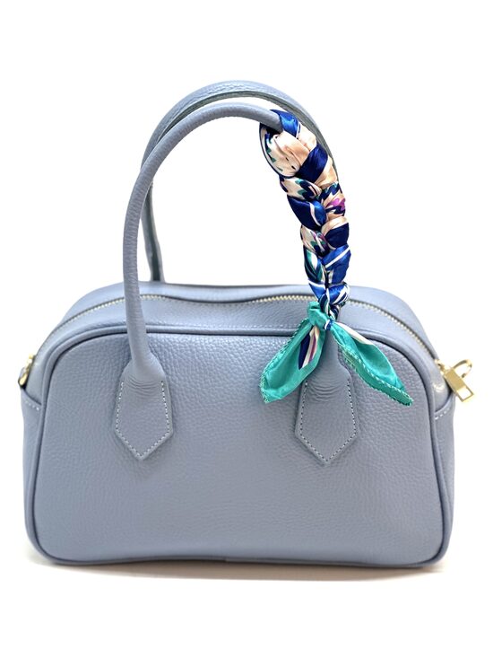 Ādas soma, Gaiši zila, ražots Itālijā